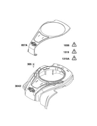 B&S - serijska številka  od 09  09P702-0230-H5 B - SKLOP OHIÅ JA VENTILATORJA della Marca Stihl